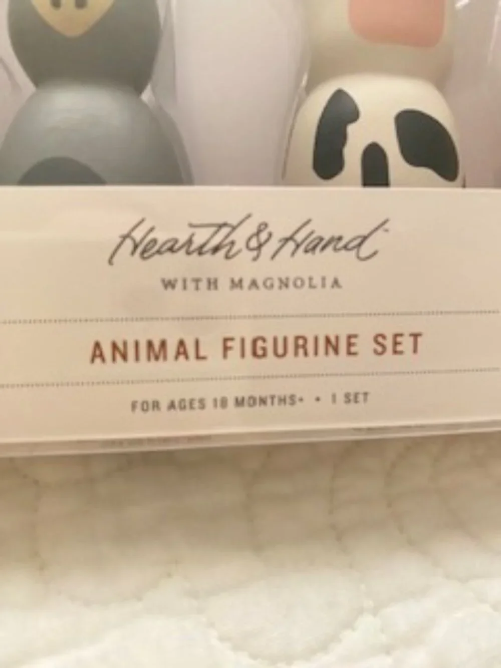 Hearth & Hand Wood Farm Animal set- NIB